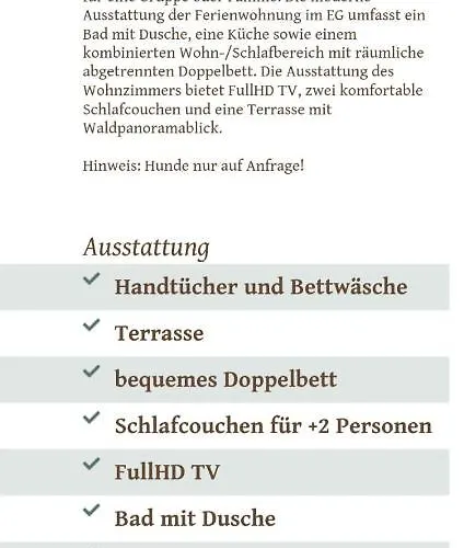 Dambachhaus Appartamento Thale